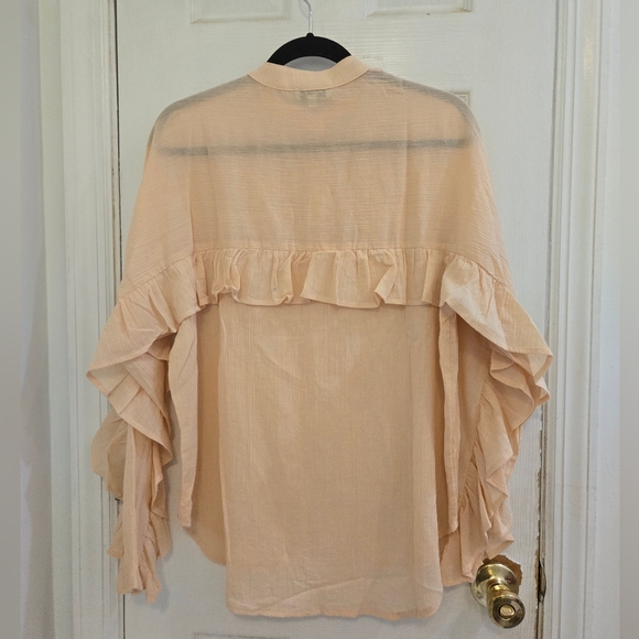 Petal Dew NWT Ruffled Blouse Medium - Picture 4 of 9